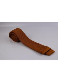 Resim Demfashion Özel Desenli Örme Kravat - Turuncu (538523549) Turuncu 