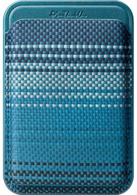 Resim Pitaka Magnetic Woven Serisi Aramid Fiber Magnetik Kartlık Mavi 