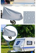 Resim WestCover Karavan Çeki Demiri Kılıfı Branda Römork Çeki Brandası - Gri 