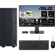 Resim Asus Expertcenter P500 Mini Tower Intel Core I5 13420H 24GB 256GB SSD RTX3050/6GB 27" Fhd Monitör W11H Masaüstü Bilgisayar & Per4 USB Bellek P500I58512B0DMNT3356 