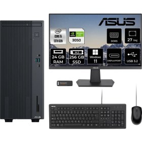 Resim Asus Expertcenter P500 Mini Tower Intel Core I5 13420H 24GB 256GB SSD RTX3050/6GB 27" Fhd Monitör W11H Masaüstü Bilgisayar & Per4 USB Bellek P500I58512B0DMNT3356 