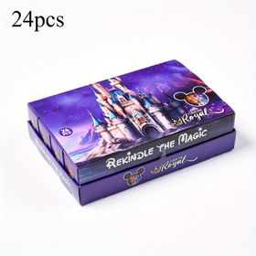 Resim 24 adet Disney Mickey Eylem Figürleri - Mutluluk, Korku, Öfke ve Keder Oyuncakları - Koleksiyon ve Parti Dekorasyonu için İdeal, Disney Figürleri, Tatiller ve Doğum Günü Hediyeleri için Mükemmel. 