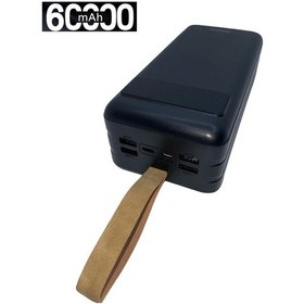 Resim Powerbank 60.000 Mah Akım Korumalı Ledli Powerbank 60000 Amper Power Bank Renkli 