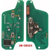 Resim Citroen C2 C3 C4 C5 C6 Ce523 İçin Uzaktan Fsk Araba Anahtarı 0750 