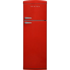 Resim VESTEL Retro Sc32201 Kırmızı Buzdolabı 