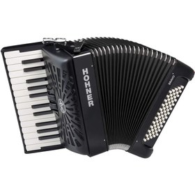 Resim Hohner A16962 Bravo II 60 Akordiyon (Siyah) 