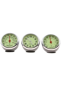 Resim Suntek 3 Adet/takım Araba Termometre Higrometre Kuvars Saat Pano 
