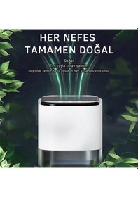Resim Coofbe 2000ml Işıklı Banyo Mutfak Dolap Nem Alma Cihazı Mantar Rutubet Nem Küf Önleyici Dehumidifer Beyaz 