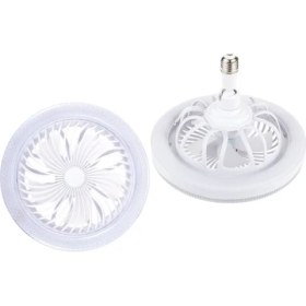 Resim Helios Opto HS-8005 40 W 3 Renk Ayarlı Beyaz LED Avize Fan, Sessiz Motorlu Tavan Vantilatörü Uzaktan Kumandalı 