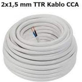Resim Sas 2X1,5 Ttr Çok Telli Aliminyum Cca Kablo 