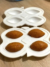 Resim Pratik İçli Köfte Yapma Aparatı 4'lü Plastik Beyaz Diğer 