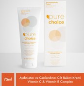 Resim Pure choice vitamin c ve vitamin b complex cilt bakım kremi 75 ml 