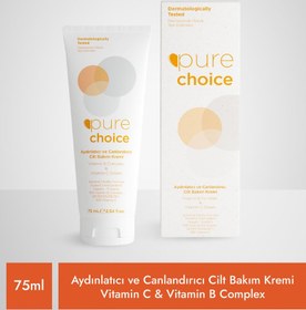 Resim Pure choice vitamin c ve vitamin b complex cilt bakım kremi 75 ml 