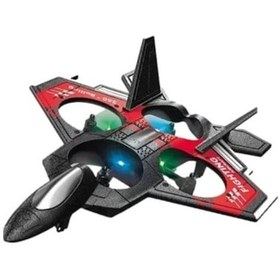 Resim F16 Drone Uçak Kırmızı Çok Renkli 