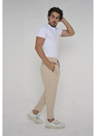 Resim Baykim Sports Wears Unisex Modern Şalvar Pantolon Krem 