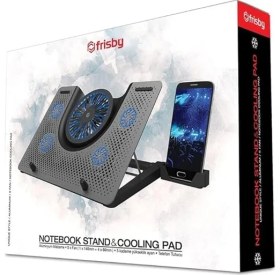 Resim FNC-5240ST 5xfan USB Alüminyum 17” Siyah Notebook Soğutucu 