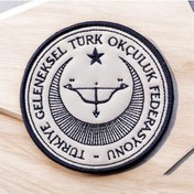 Resim Ex Patch Türk Okçuluk Federasyonu Peçi Arması 10 Cm 