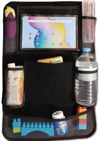 Resim Tablet Tutuculu Araba Koltuk Arkası Organizer İpad & Tablet Uyumlu Araç İçi Düzenleyici 