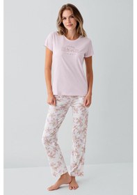 Resim Arnetta Kadın Pijama Takımı Pembe 