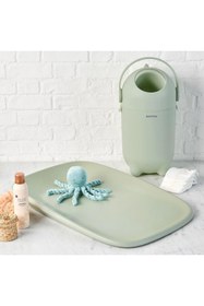 Resim Nattou Dropy Yeşil Kapaklı Bebek Bezi Çöp Kovası 20 Lt 