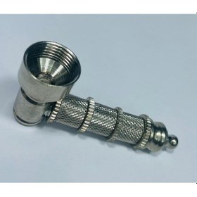 Resim MetalikGri Full Metal Tırtıklı Pipo //7cm-11parça 