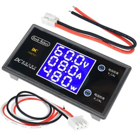 Resim Genel Markalar Dc 0-100v 10a Digital Voltmetre Ampermetre Ve Wattmetre Deekrobot 0-1000w Mavi Lcd 
