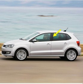 Resim Vw Polo 2010-14 Sol Kapı Orta B Direği Kaplaması Siyah 6r4853289a 