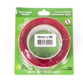 Resim Çift Taraflı Silikon Bant 50 Mm x 5 Metre N11.1328 