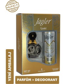 Resim Jagler Gold Kadın Parfüm Seti ( Parfüm Edt 60 ml Deodorant 150 ml ) 