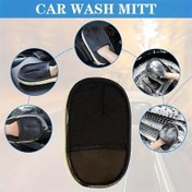 Resim 2/3/4 adet Yumuşak Araba Temizleme Eldiveni - Taşınabilir Dayanıklı Mikrofiber Detay Fırçası, İç ve Dış Mekan Araba Yıkama için Uygun, Çok Fonksiyonlu Toz Temizleme Aracı 