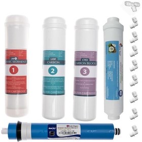 Resim Oscarwater Su Arıtma Takım Filtre Seti 5'li İhlas Aura Cebilon Uyumlu Nsf Onaylı Lüx Set 