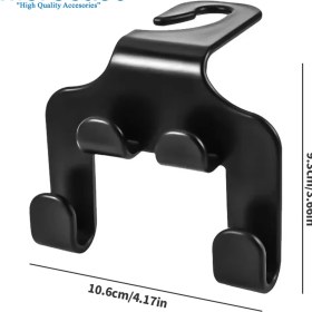 Resim Microcase 4 Askılıklı Oto Koltuk Arkası Yük Eşya Poşet Taşıyıcı Aparat - AL5140 1 Adet 