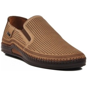 Resim Ayakmod 803 M Hava Alan Esnek Hafif Kum Nubuk Hakiki Deri Erkek Günlük Ayakkabı Kum 