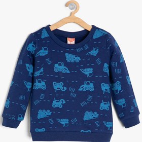 Resim Erkek Bebek Baskılı Sweatshirt 