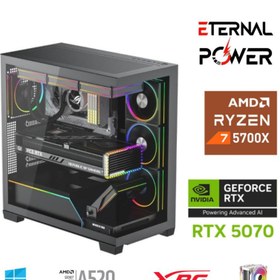 Resim ETERNAL POWER RYZEN 7 5700X 32G DDR4 1TB M.2 RTX5070 A520 T750W 