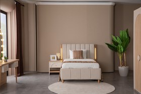 Resim Milos Genç Odası Karyola ve Başlığı 