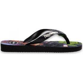 Resim Havaianas 4148300 Kids Top Marvel Ii Parmak Arası Siyah Erkek Çocuk Terlik Siyah 