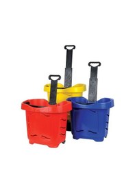 Resim 40 Lt Teleskopik SaplÄ± Plastik AlÄ±ÅveriÅ Sepeti - Market El Sepeti 