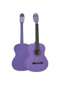 Resim Midex Cg-270prp Mor Renk Klasik Gitar 4/4 Yetişkin Boy Sap Ayarlı Full Set 1 Adet 