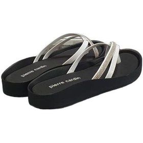 Resim Pierre Cardin Anatomik Taban Taşlı Parmak Arası Bayan Terlik 001 