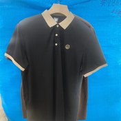 Resim 1 adet [Pearson OBM] Dantelalı Lüks Golf Pоло Gömlek Erkekler Için, Casual Stil, Polyester Örgü Kumaş ile Az Esnek, Normal Beden, Yaz Mevsimi, Alfabe Deseni, Polo Yaka 