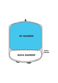 Resim Sumarkt Su Arıtma Cihazı Metal Genleşme Su Tankı 40 Lt Nsf Belgeli Su Arıtma Deposu Tank Vanası Hediyeli 