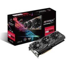 Resim Asus AMD Radeon RX 580 TOP ROG-STRIX-RX580-T8G-GAMING 8 GB 256 Bit GDDR5 Ekran Kartı 