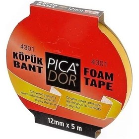 Resim Picador Çift Taraflı Köpük Bant 12mmx5m Kn001 