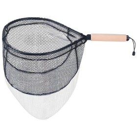 Resim Suntek İniş Ağı Kısa Saplı Taşınabilir Ahşap Tutamak Büyük 