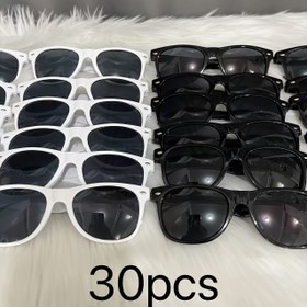 Resim 30 Adet Kare Gözlük - Şık Düğün Parti Aksesuarı, Siyah & Beyaz Çerçeve, Toplu Resmi Etkinlikler, Doğum Günü, Noel, Düğün Hediyeleri - Erkek ve Kadın için Unisex - Uygun Fiyatlı Parti Aksesuarları, Düğün Malzemeleri, Klasik Tasarım, Hafif Çerçeveli, Bayramlık Hediyeler, Yüksek Kalite Bitişli, Şık Çerçeveler, Tatil İkramları 