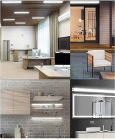 Resim 60w 120 Cm Yatay Led Etanj Armatür-trafolu Beyaz Işık 50 Adet Beyaz 