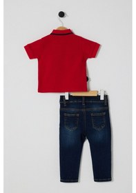 Resim U.s. Polo Assn Erkek Bebek Kırmızı Takım 5274-48230 Kırmızı 