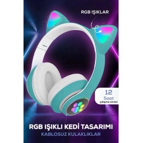 Resim Mena Rise Kedi Figurlu Kulaklık - Lisinya 