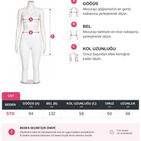 Resim GLOW MUSE Kolu Lastikli Önü Bağlamalı Katlı Kimono -Kahverengi 